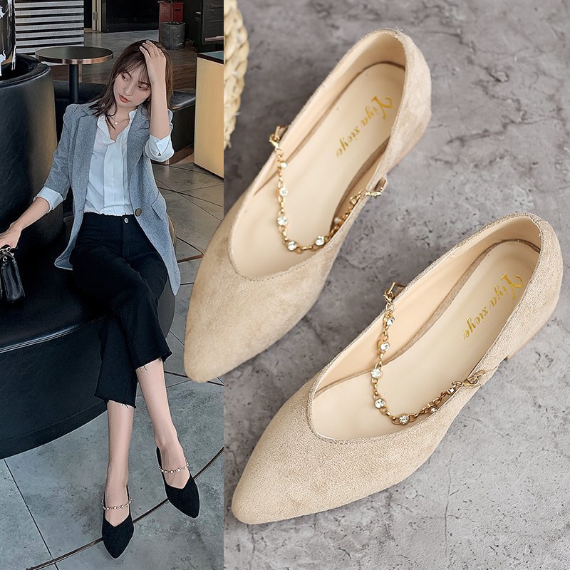Ladies pointed flat shoes best sale