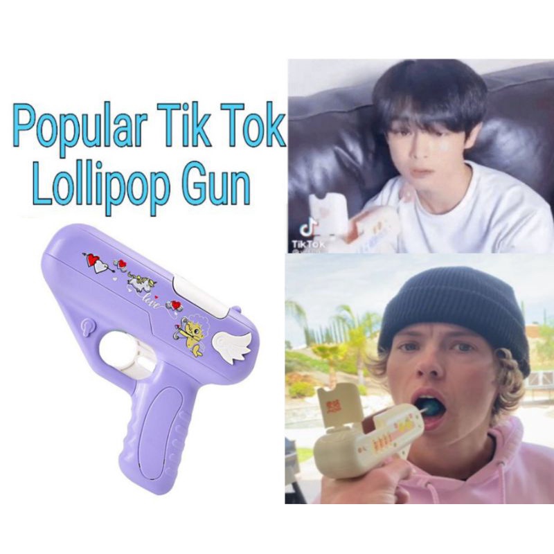 Tik Tok Lollipop Gun Murah DIY New Design Popular Cute Romantic Love