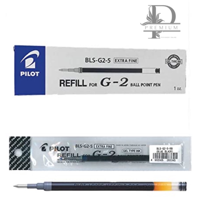 Pilot G2 Gel Pen Refill Ink / Refill Pen Pilot / Dakwat Pen Pilot