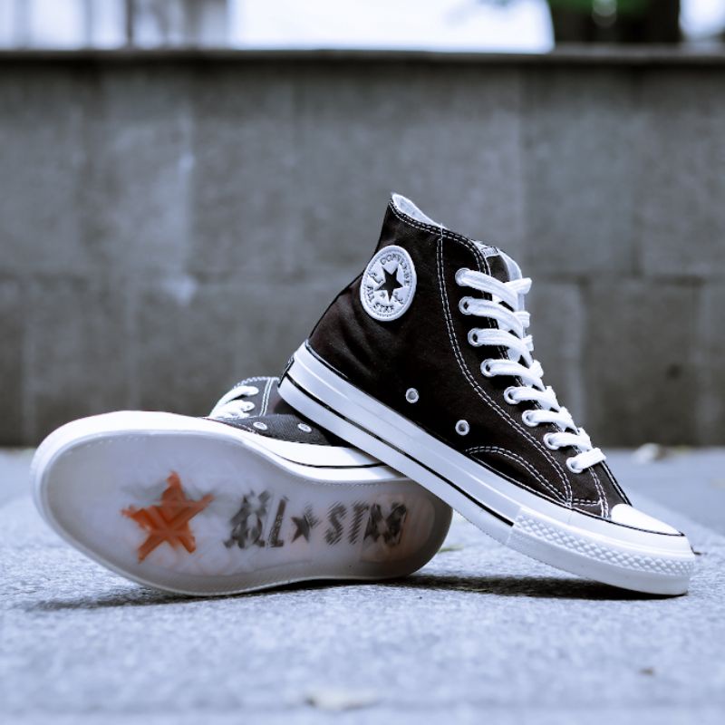 Converse 70s Chuck Taylor Shoes Transparent Sole Shopee Malaysia