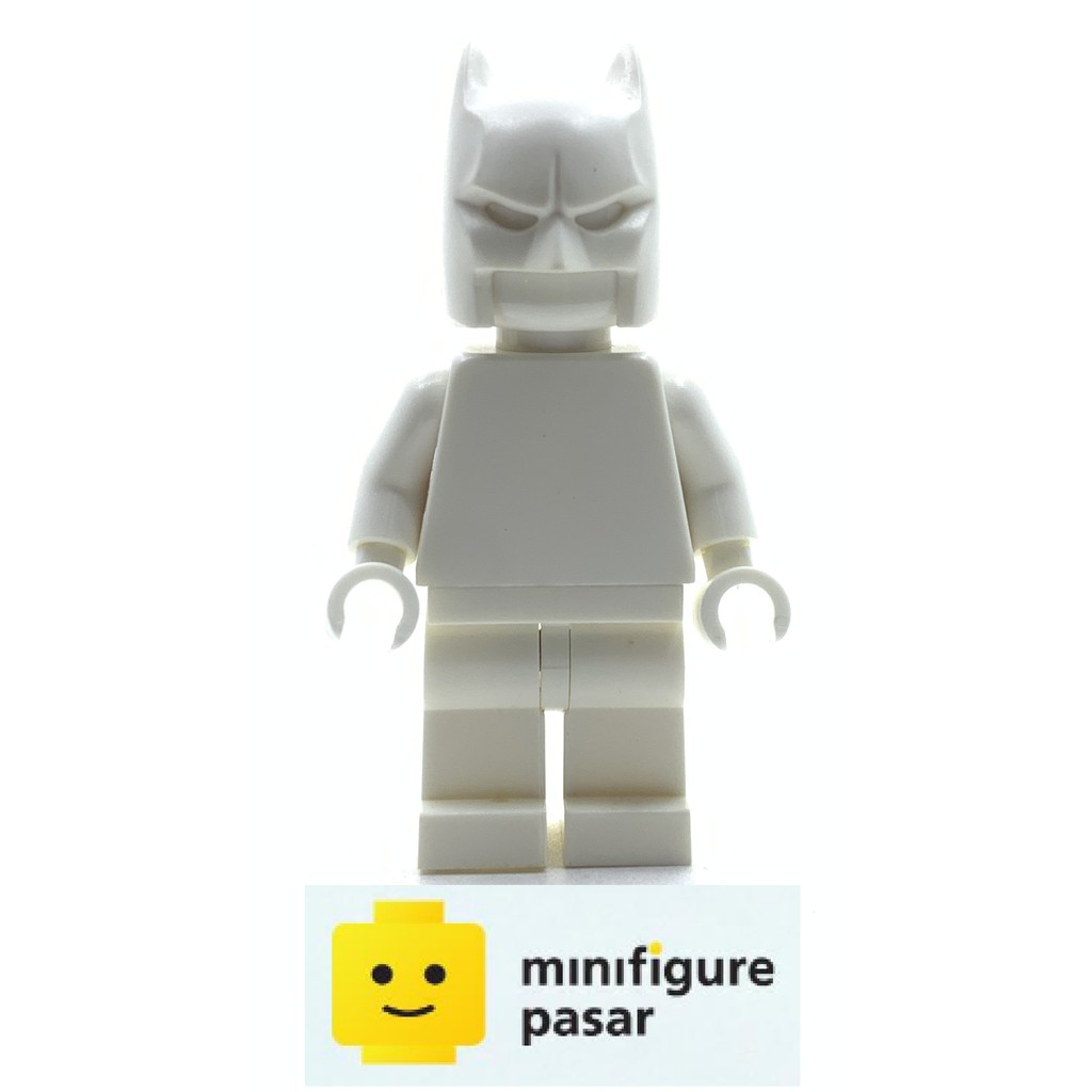 Lego MonoChrome Collectible Minifigure White with Batman Cowl