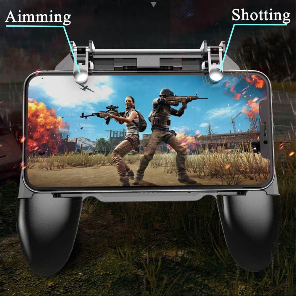 W10 PUBG Mobile Gamepad Trigger Fire Button Joystick Shooter Controller Gamepad PUBG Mobile