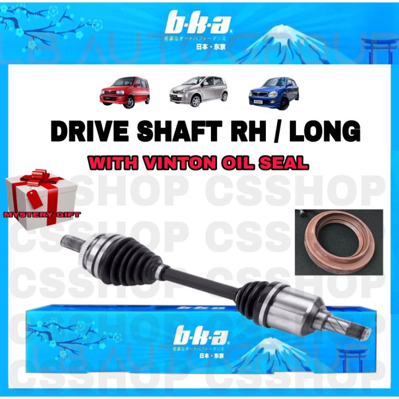 BKA PERODUA KELISA KENARI VIVA , VIVA ELITE DRIVE SHAFT RIGHT / LONG