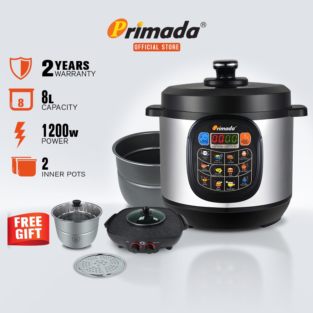 Go shop primada 2025 intelligent pressure cooker