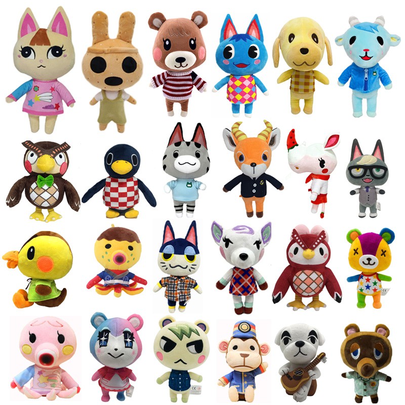 1pcs 2040cm Animal Crossing Plush Toy Dolls Merry Coco Diana Zucker