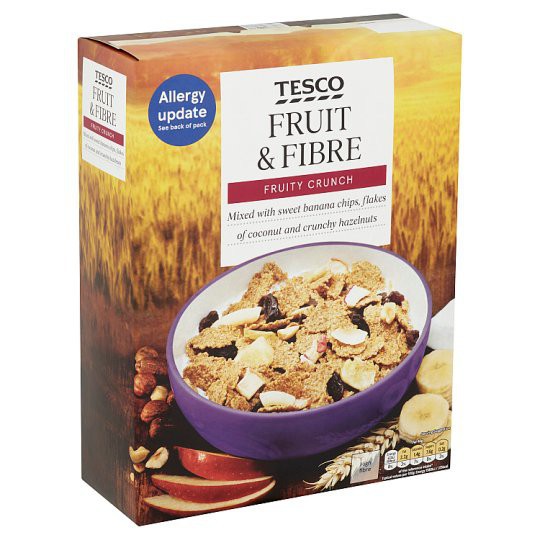 Tesco Fruit & Fibre Cereal 750g Shopee Malaysia
