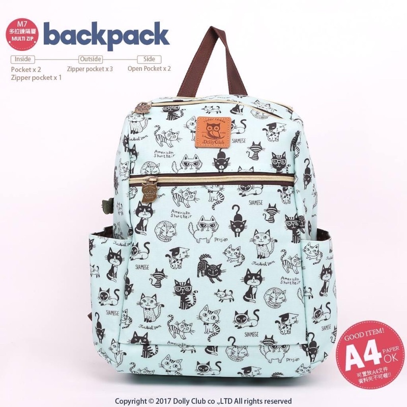 ((MultiColor Optional) Made In Taiwan Waterproof Bag Dolly Club Off