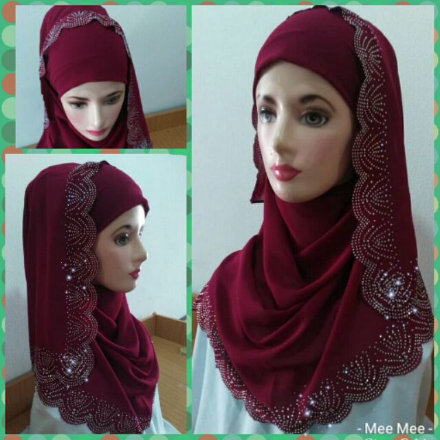 shawl manik chiffon