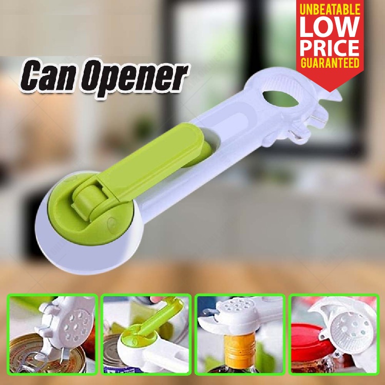 7in1 Multifunctional Can and Bottle Opener Knife Slicker Easy Open Jar ...