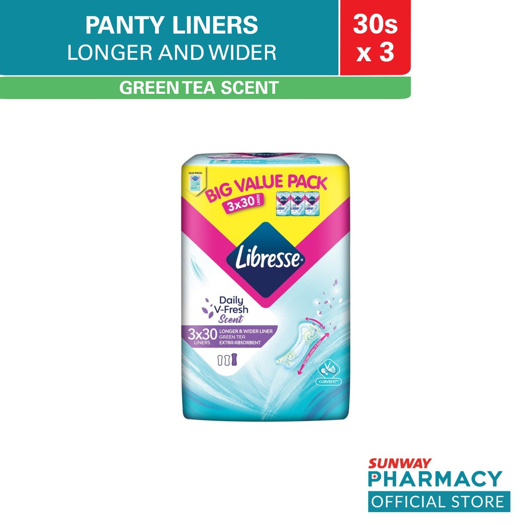 Libresse Green Tea Slim Panty Liner (30s)