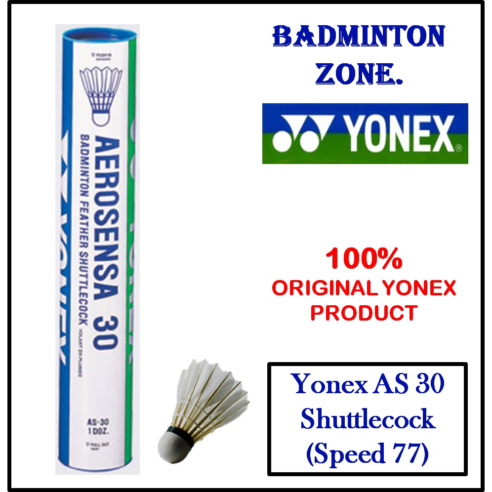 Yonex As 30 Shuttlecock 100% Original (Speed 77 )