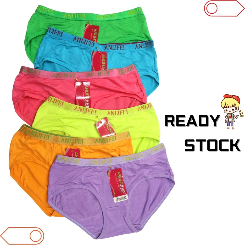 Girl Underwear 3in1 Brief Sepender Budak Perempuan 3 Helai Satu