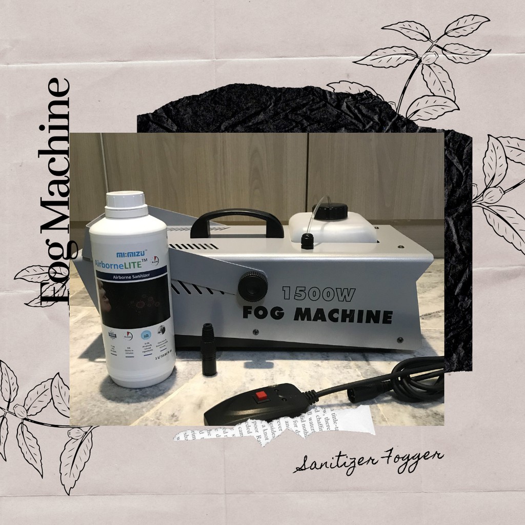 1500W Portable Fog Machine Sanitizer Fogging Machine Spray Sanitizer