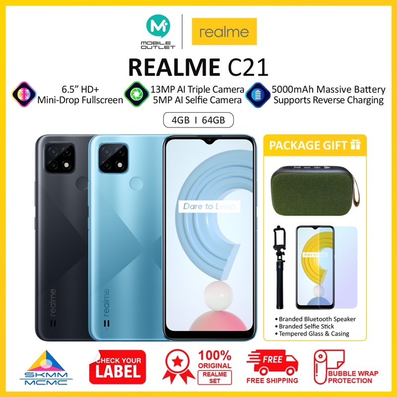 Realme C21 4GB/64GB (Original Realme Msia) | Shopee Malaysia