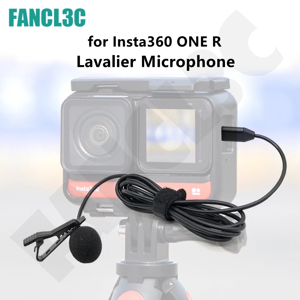 Coyktonty Adapte/Type-C Lavalie Micophone Fo Insta360 X4