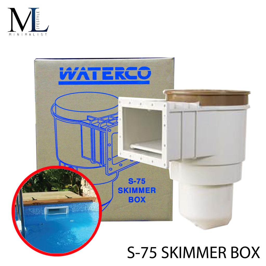 Minimalist Lifestyle WATERCO S75 Skimmer Box For Swimming Pool