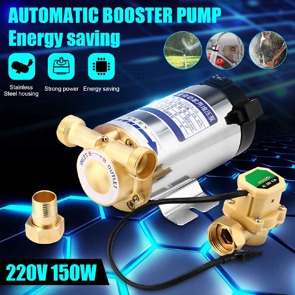 100w 150w Pipeline Pump Automatic Circulating Water Booster Pump 220v