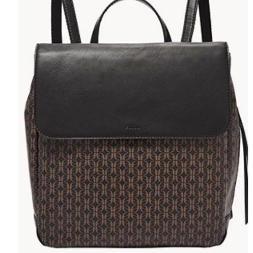 Fossil Claire backpack black Shopee Malaysia