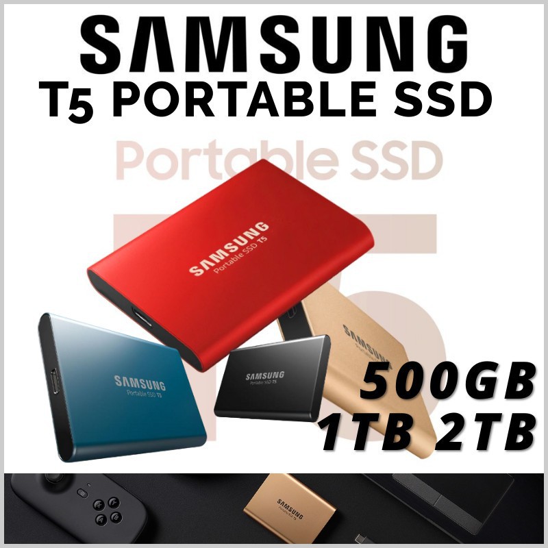 Samsung T5 External Portable SSD (500GB 1TB 2TB) Shopee Malaysia