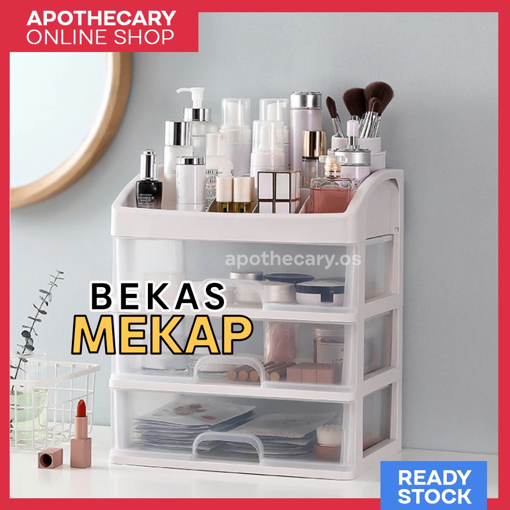 Rak Mekap Bertingkat - Tempat Bekas Letak Simpan Alat Barang Makeup ...