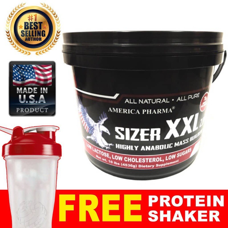 FREE Shaker | America Pharma Super Mass Protein Sizer XXL USA Anabolic ...