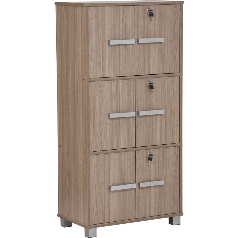 NAOMI 6 Door File Cabinet With Lock Locker Office Locker Cabinet ...