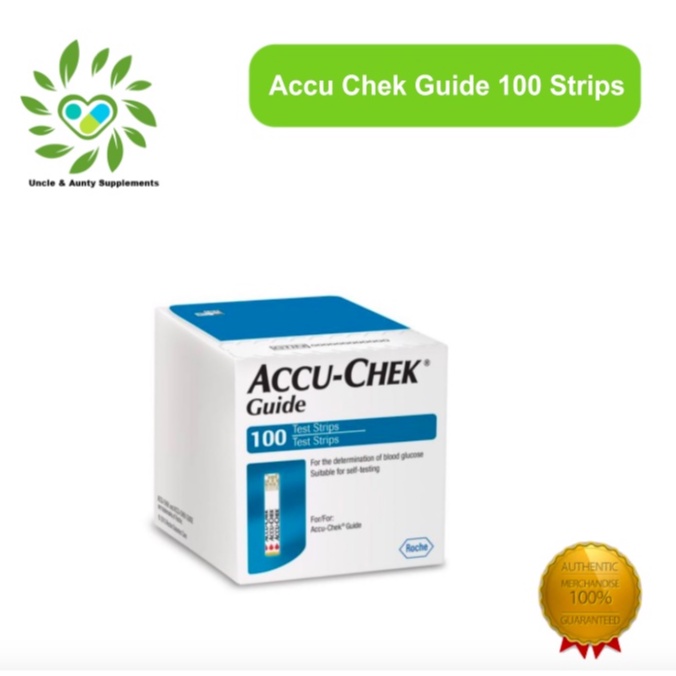[100 Test Strips] AccuChek Guide Test Strips 100's [Ready Stock