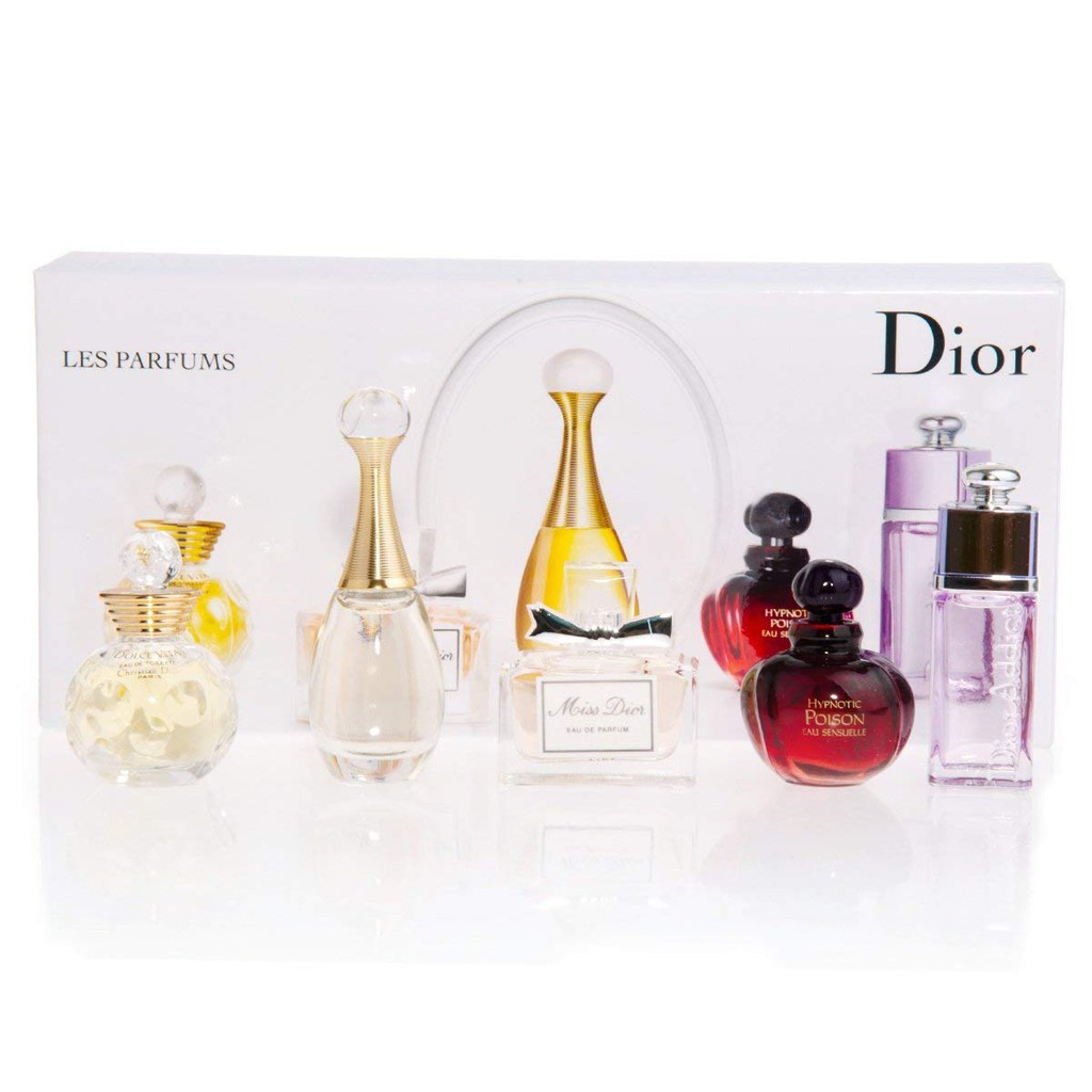 CHRISTIAN DIOR les Perfumes variety box Miniature Gift Set of 5pcs