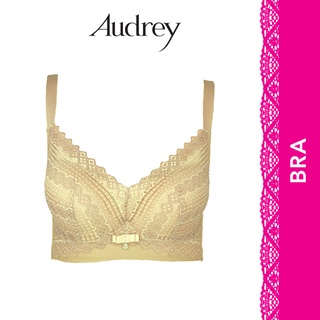 Audrey Style Wireless 5/8 Moulded Push Up Fashion Bra - B Cup Size 73-8150