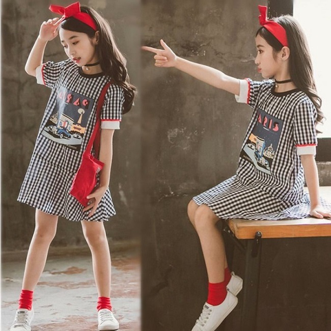 Korean style girl dress best sale