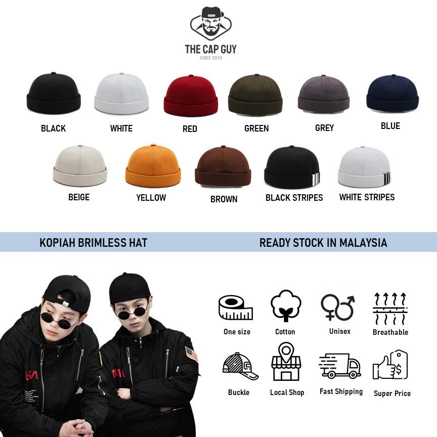 Kopiah Topi Lelaki Viral Topiah MikiHat Songkok Roll Hat Sailor Prayer ...