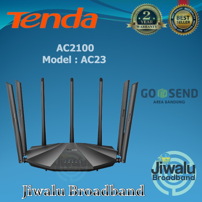 Tenda AC23 AC2100 Router Wireless Dual Band Gigabit WiFi | Shopee Malaysia