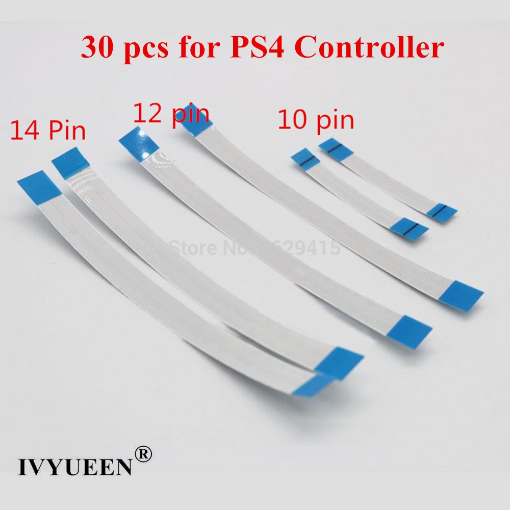 IVYUEEN 30 pcs Eject Power Button Ribbon 10 12 14 Pin Flex Cable for ...