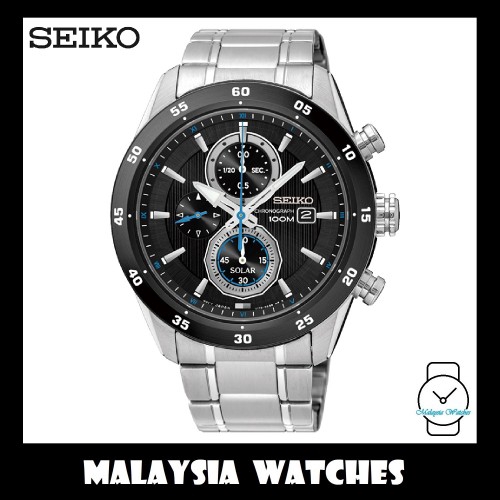 Seiko Solar Quartz SSC531P1 Gents LEE HOM Criteria Chrono Sapphire