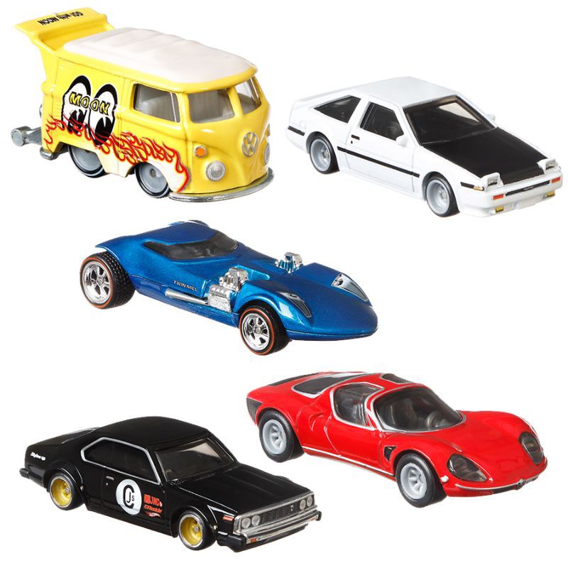 HOT WHEELS BOULEVARD MIX D Complete Set of 5 (VW KOOL KOMBI