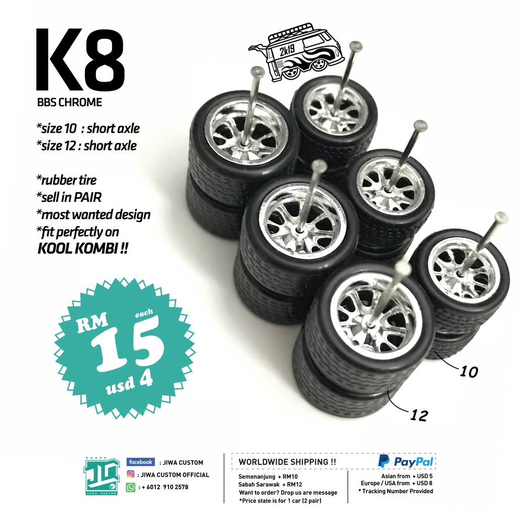 Kool Kombi Wheels Real Rider Tayar Hotwheels Sth RLC Convention Edition Shopee Malaysia