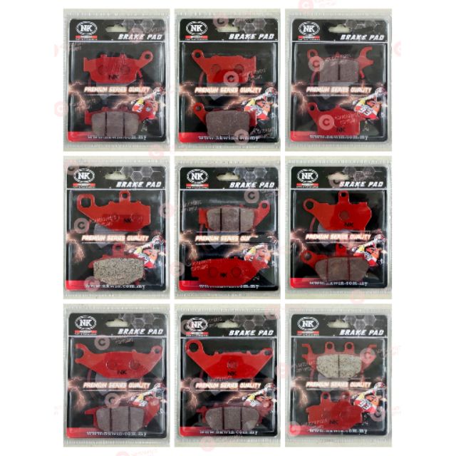 DISC BRAKE PAD (REAR) MODENAS/ BAJAJ PULSAR NS 200/ RS 200/ DOMINAR