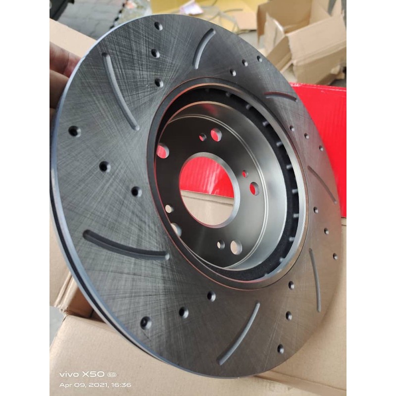 HONDA CIVIC FD,SDA,RN6,RB1 SLOTED & DRILL,FRONT DISC ROTTOR (280MM ...