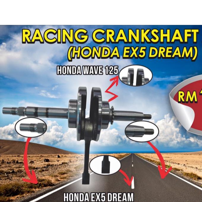 Crankshaft Wave 125 PNP EX5 Dream Shopee Malaysia