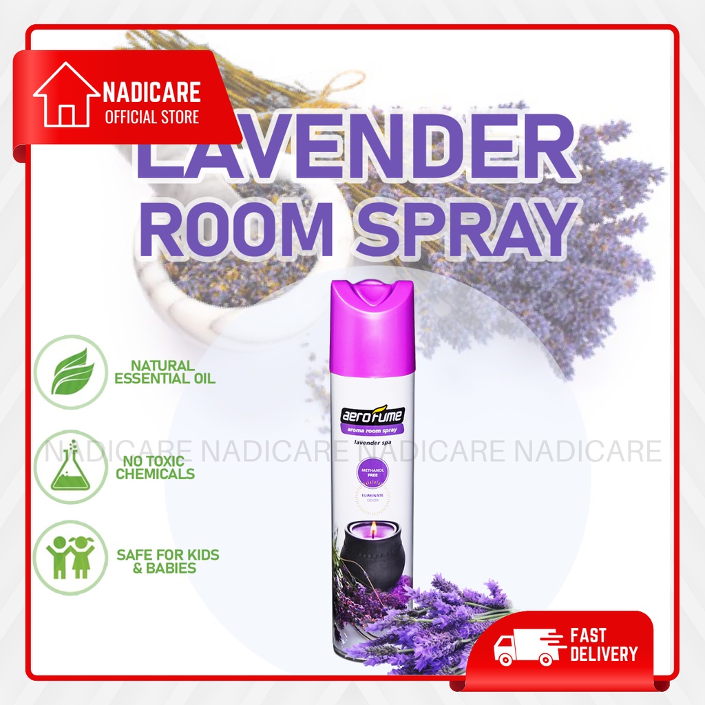 Aerofume Air Freshener Aroma Room Spray Perfume Lavender Spa Spray