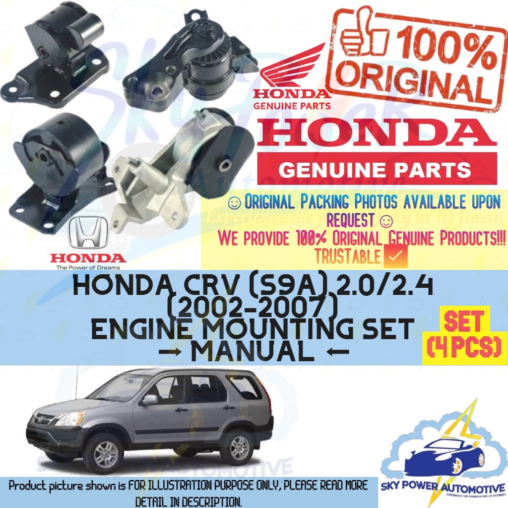 HONDA CRV (S9A) 2.0 / 2.4 (2002-2007) (MANUAL / AUTO) 100% ORIGINAL ...