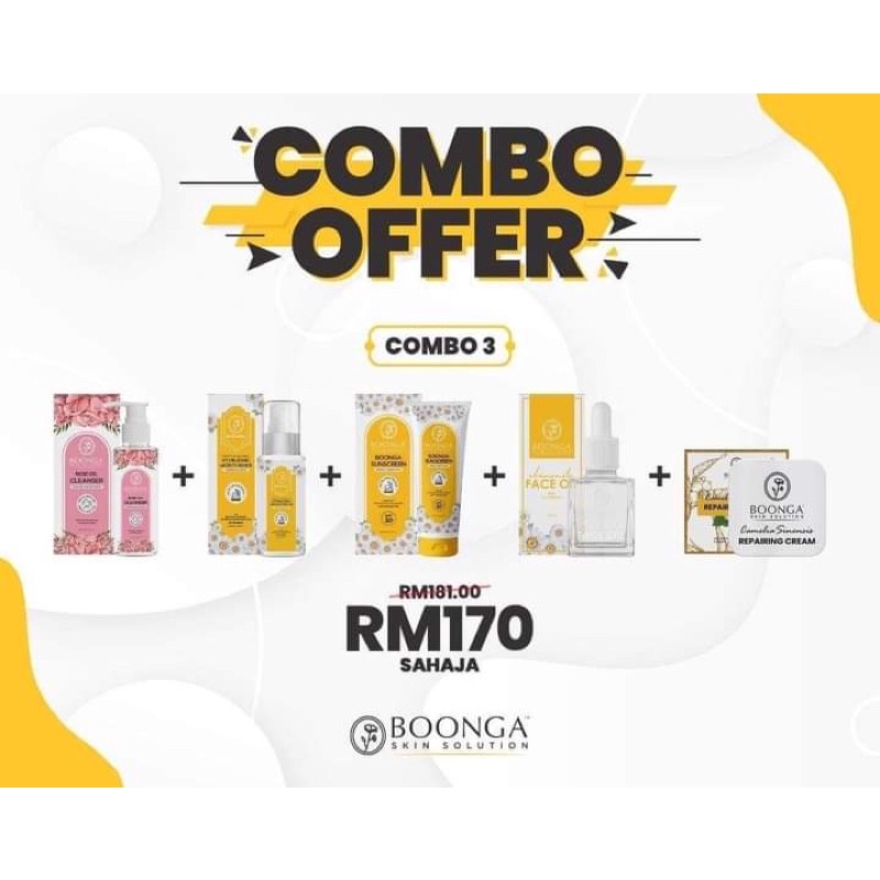 BOONGA SKIN SOLUTION Orginal 💯 by AIFA COSMETIC RM170 | Shopee Malaysia