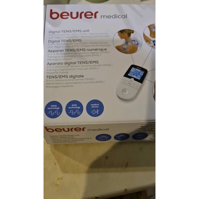 BEURER Digital TENS/EMS EM 49 / EM49 Electric Stimulation Machine ...