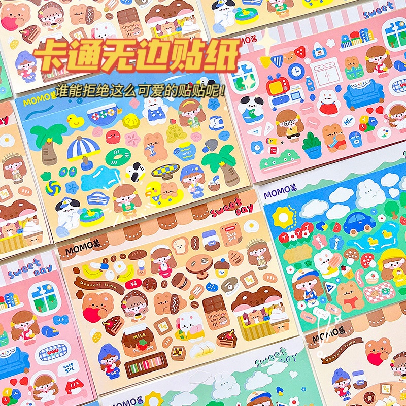 Original MOMO Sauce Theme Cuckoo Card Sticker Scene Endless Handbook ...