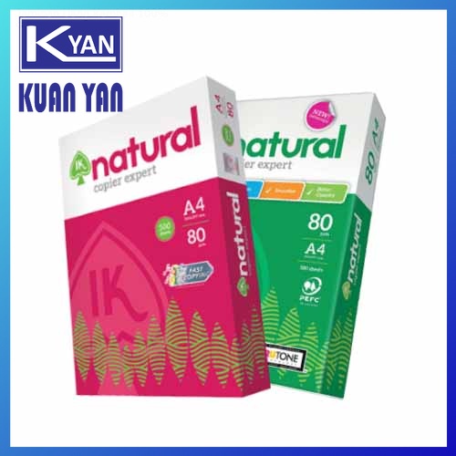 IK Natural 70gsm / 80gsm A4 Paper [500 Sheets / ream] | Shopee Malaysia