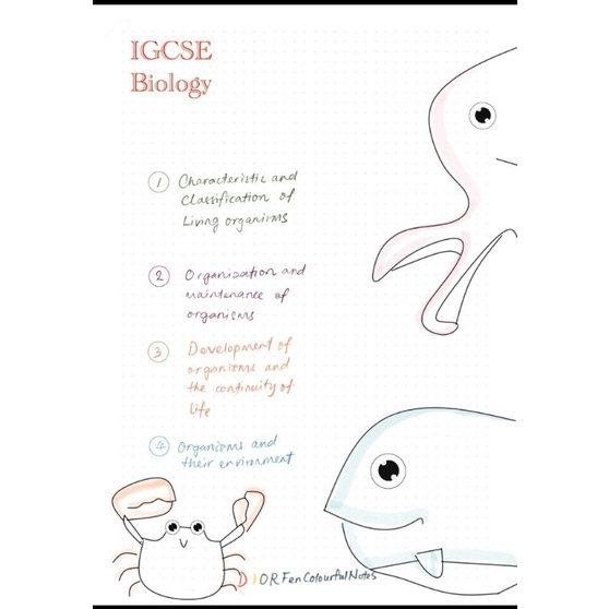 🌈[IGCSE NOTES] IGCSE Year 10/11 Biology notes ( soft copy) | Shopee ...