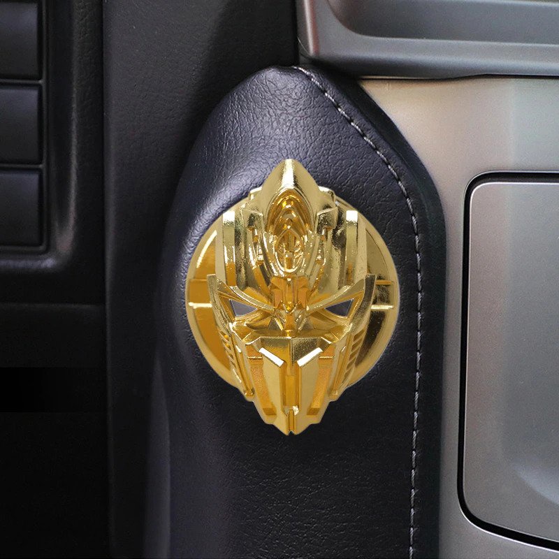 DM Solid Metal Tranformer Optimus Prime Car Interior Engine Ignition ...