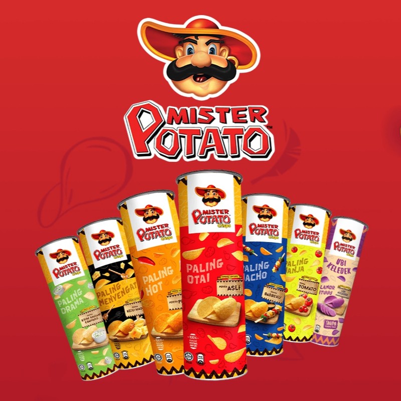 Mister Potato Crisps 150g Original Bbq Hot And Spicy Cheese