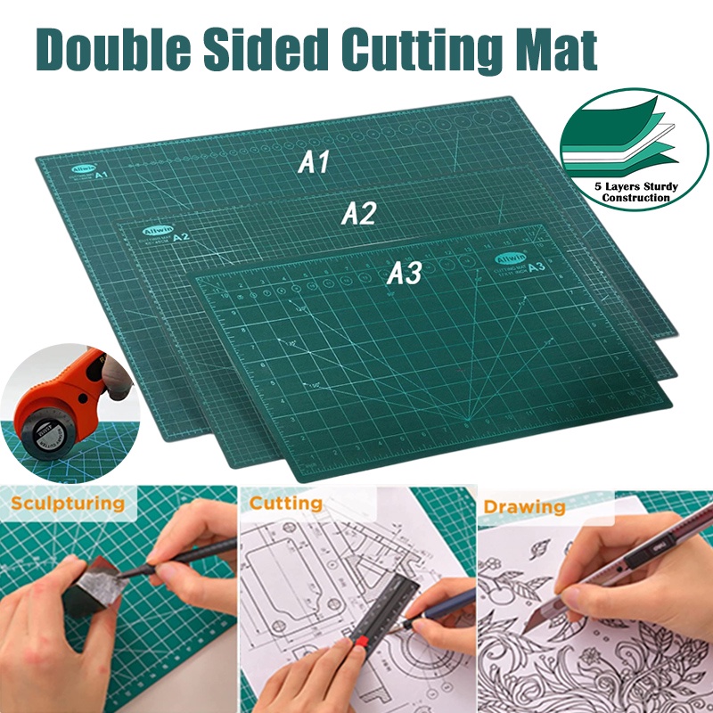 A2 A3 color Multifunction Pvc Self Healing Cuting Mat Cutting pad Board Cut  Paper Cutter Knife DIY Craft Tools Office Supplies - AliExpress