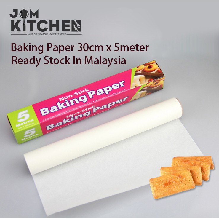 Jom Kitchen Kertas Minyak Pelapik Dulang Baking Paper Non-Stick ...